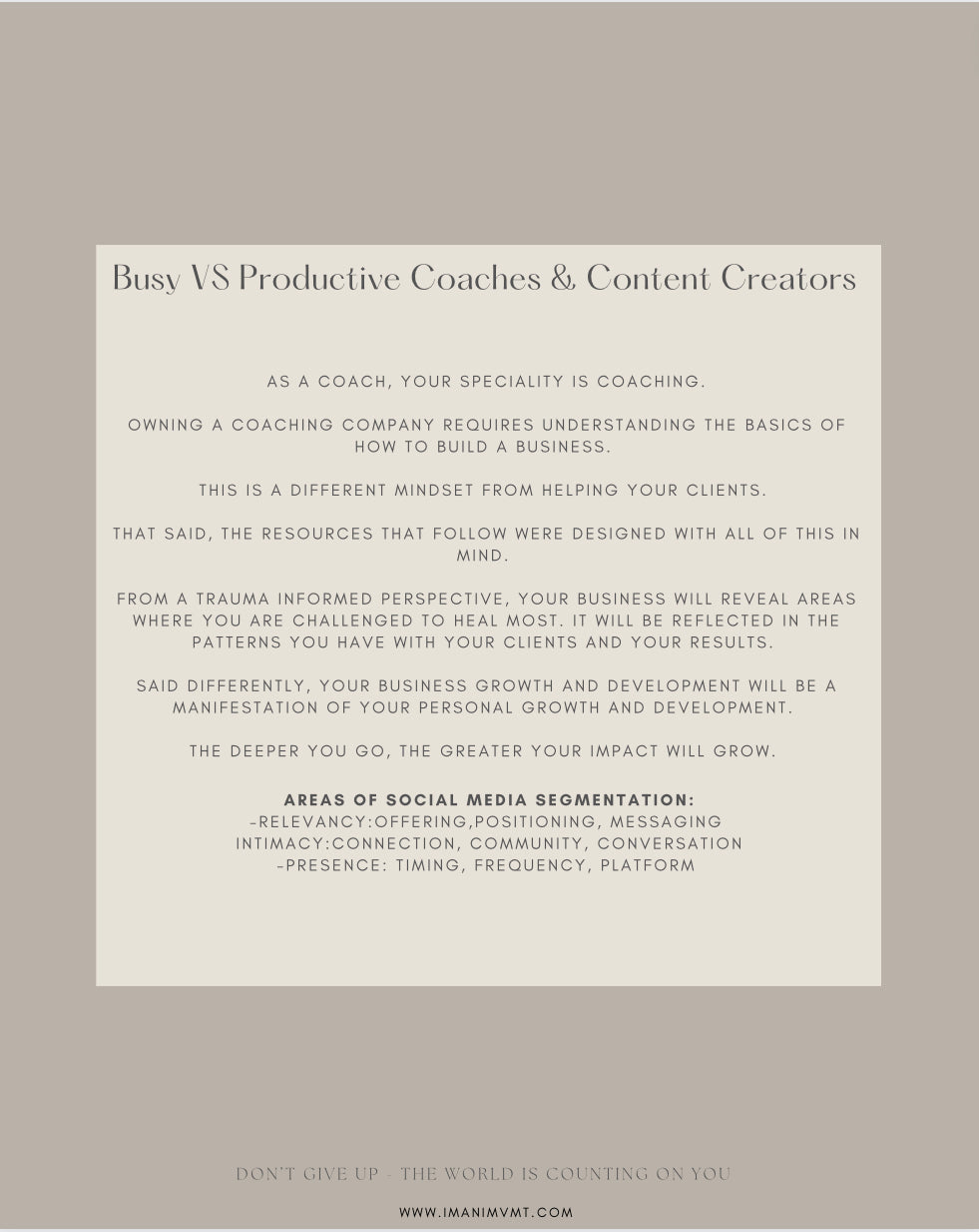 The 30 Day Business Transformation Journal