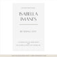 Isabella’s Reading List
